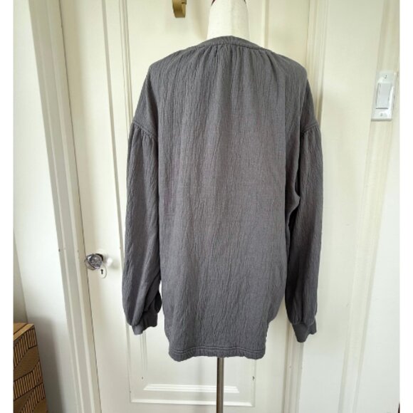 AERIE Easy Street Sweatshirt in Shell Grey Size S - Picture 8 of 12